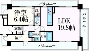 パークハイム六甲八幡町の物件間取画像